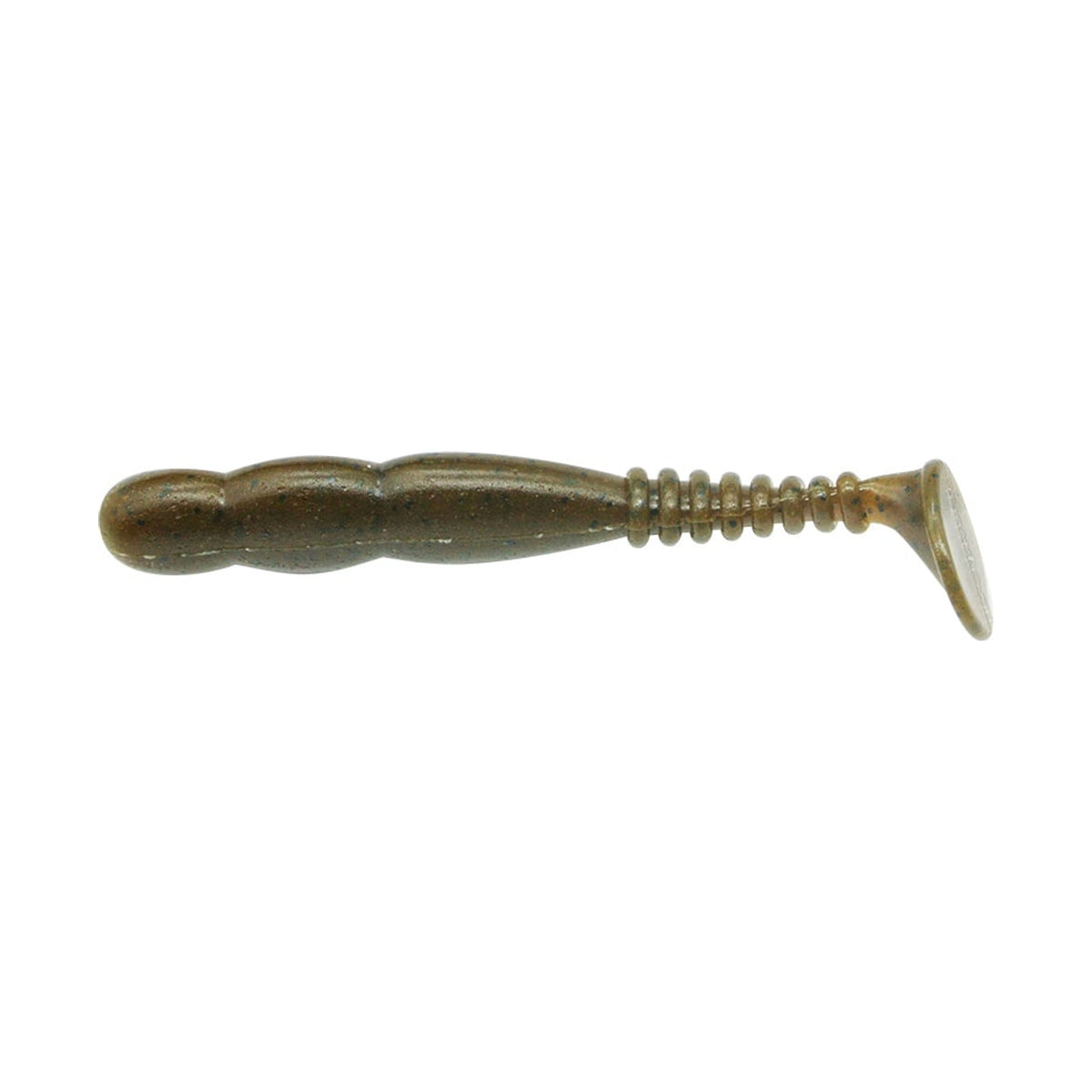 Reins Rockvibe Shad 2" – Green Pumpkin